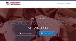 Desktop Screenshot of harrisonsmoving.com